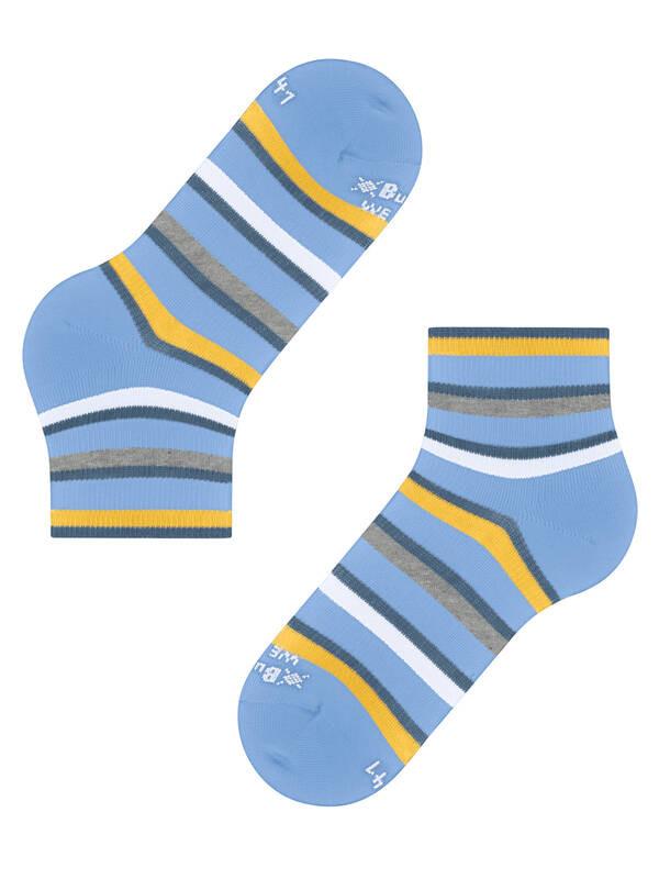 Burlington Rib Stripe Knöchelsocken  