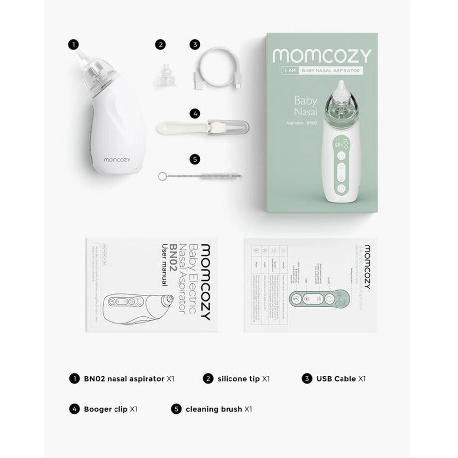 Momcozy  Aspirateur nasal électrique pour bébés 