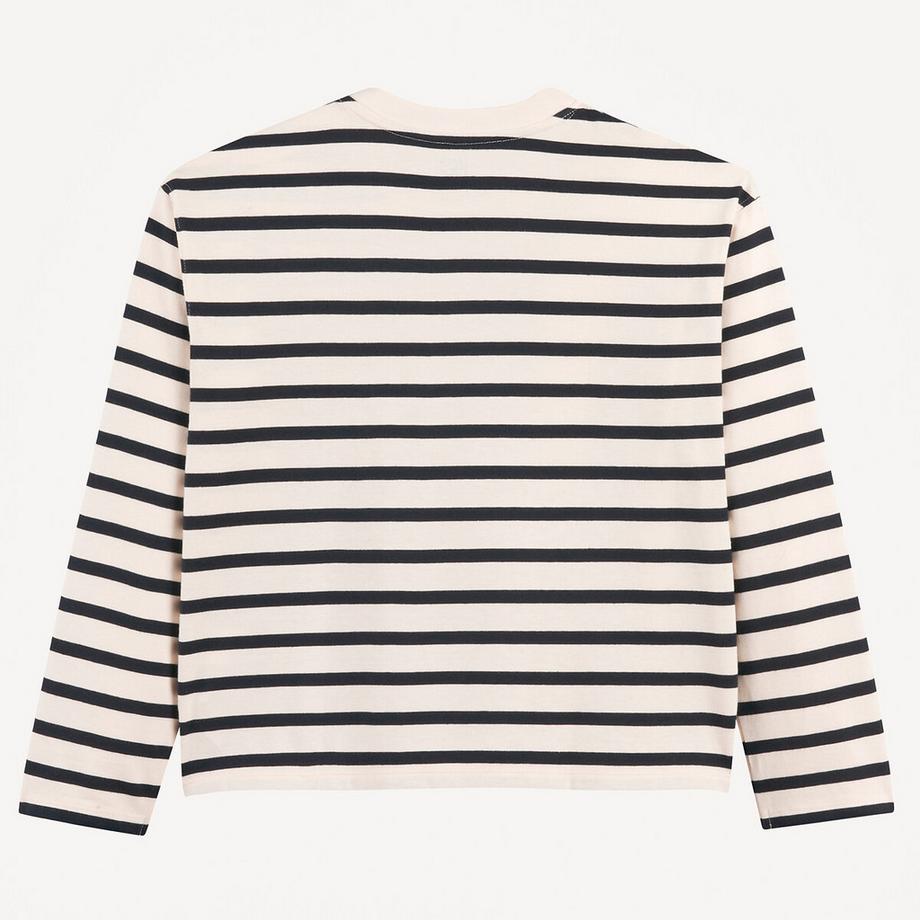 La Redoute Collections  T-shirt manches longues rayé 