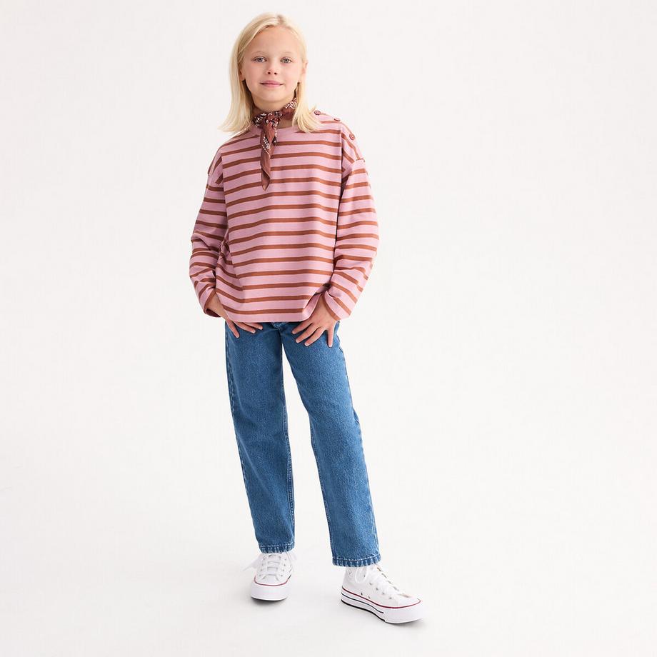 La Redoute Collections  T-shirt manches longues rayé 