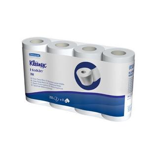 Kleenex  KLEENEX Toilettenpapier weiss 18442 350 Blatt, 2-lagig 8 Stück 