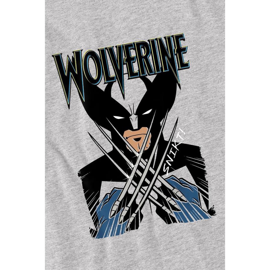 MARVEL X-Men Wolverine Grafikdruck T-Shirt  