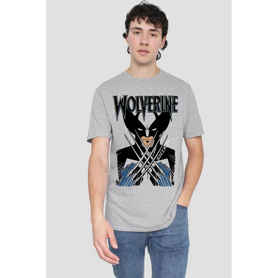 MARVEL X-Men Wolverine Grafikdruck T-Shirt  
