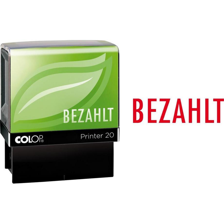 Colop Wort- und Datumsstempel BEZAHLT  