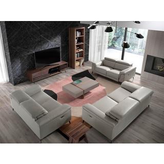 ANGEL CERDA Mobile TV in vetro nero effetto specchio, noce e acciaio nero  