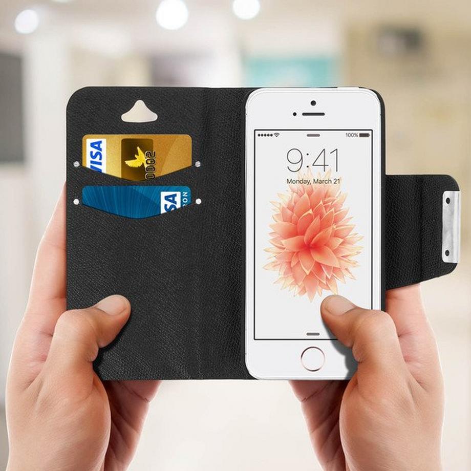 Avizar  Apple iPhone 5, 5s und SE Vintage Hülle 