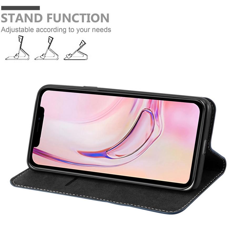 Cadorabo  Cadorabo Hülle kompatibel mit Apple iPhone 13 MINI - Schutzhülle mit Magnetverschluss, Standfunktion und Kartenfach 