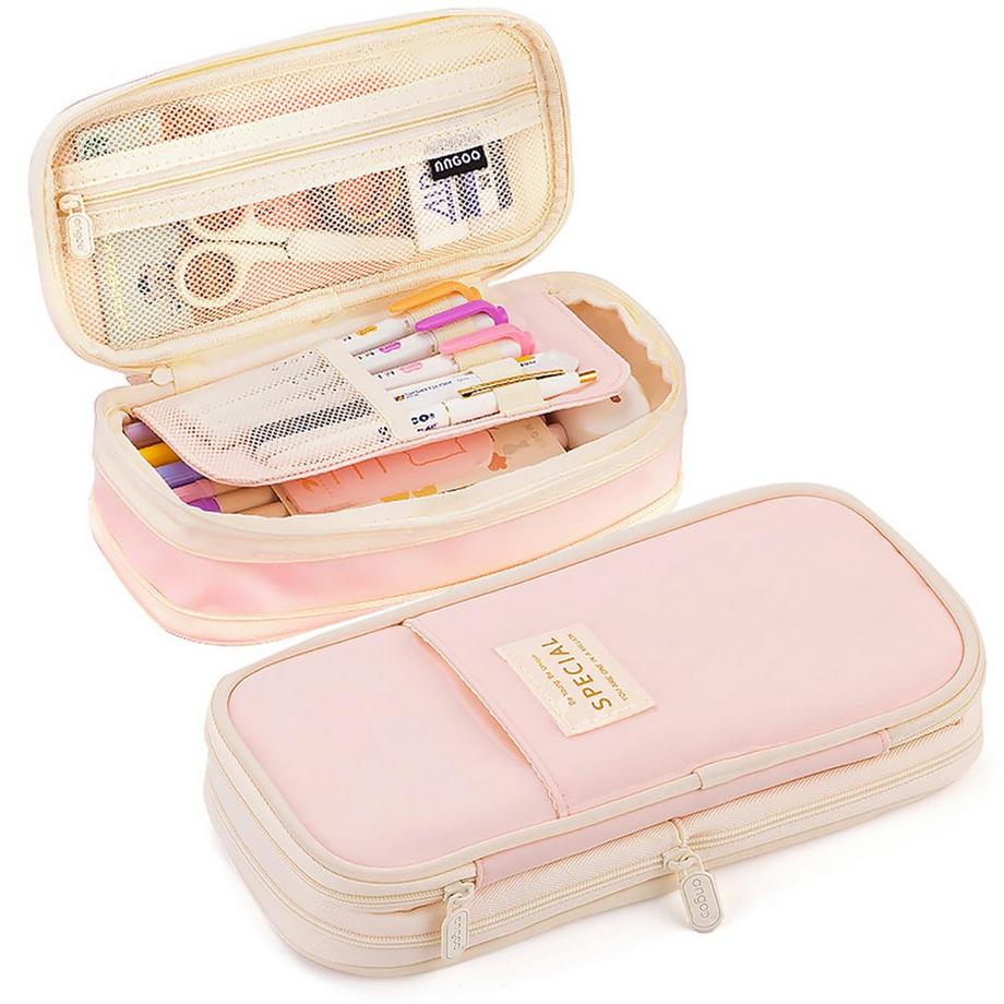 Only-bags.store  Federtasche für Studenten Erwachsene, Federmäppchen groß für Schule & Büro 