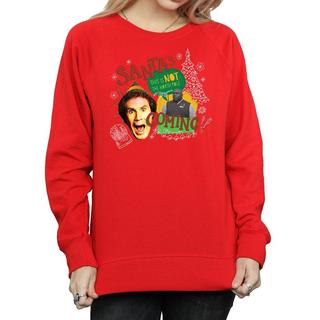 Elf Santa's Coming Slim Fit Sweatshirt  