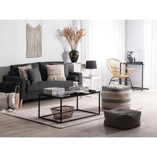 Beliani 2 Sitzer Sofa aus Polyester Modern KALMAR  