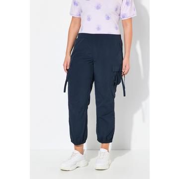 Cargohose, Utility-Style, Elastikbund, Gummisaum