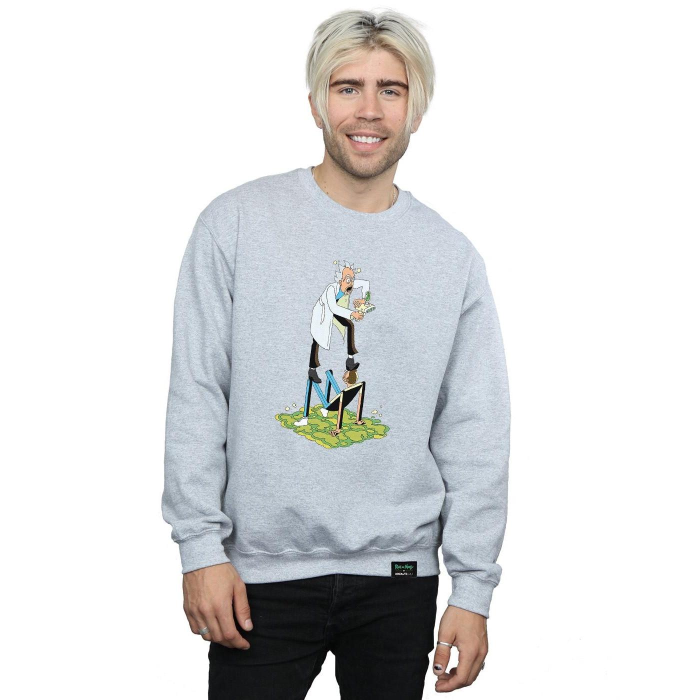 Rick And Morty Rick and Morty Grafikdruck Sweatshirt  