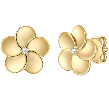 Femme Boucles d´oreilles Fleur