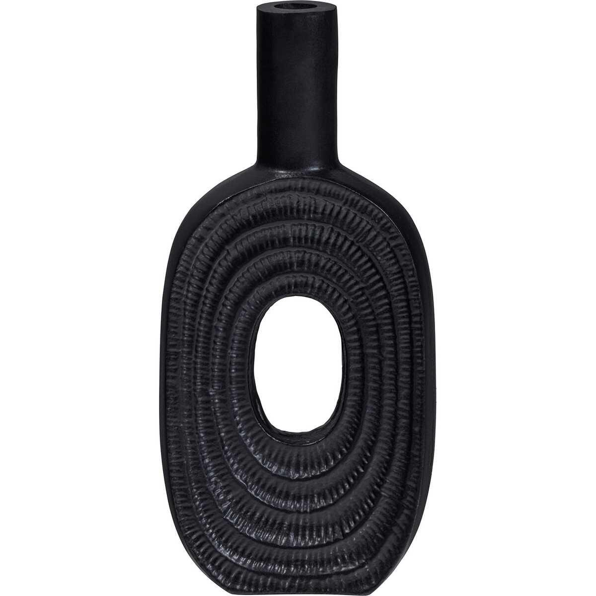 mutoni Vase Alvin haut noir  