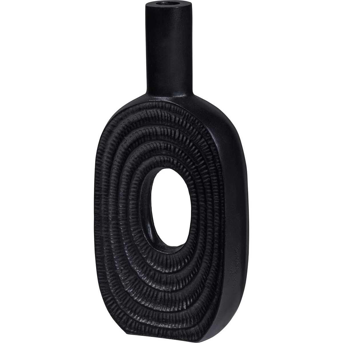 mutoni Vase Alvin haut noir  