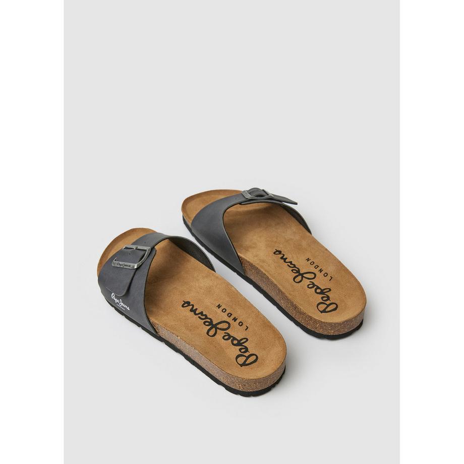 Pepe Jeans London Bio Single Natur Sandalen  