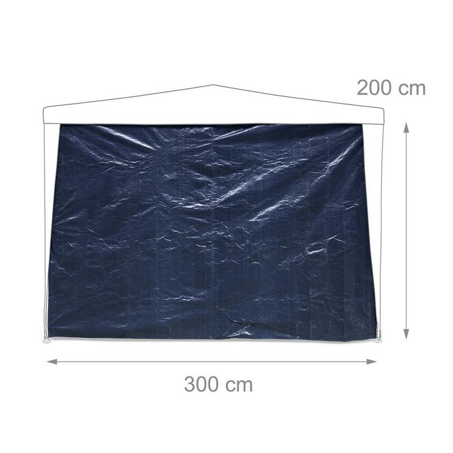 B2X Pannelli laterali in padiglione blu scuro - set da 3  