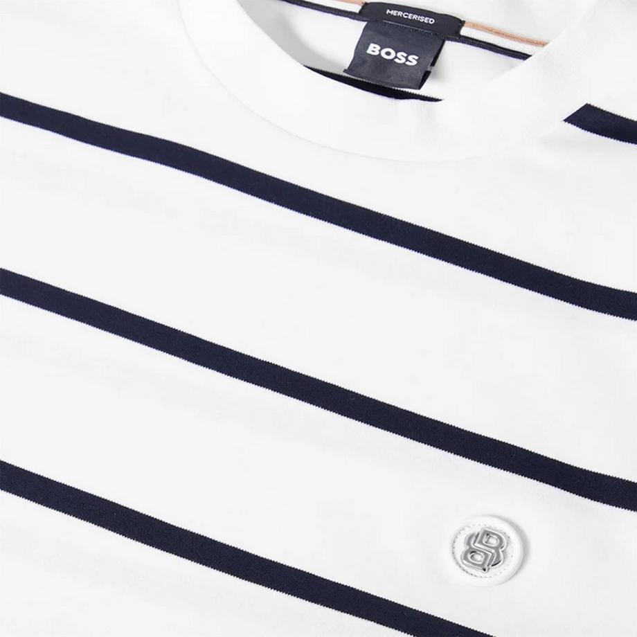 BOSS T-Shirt Taut a Righe Taglio Regolare  