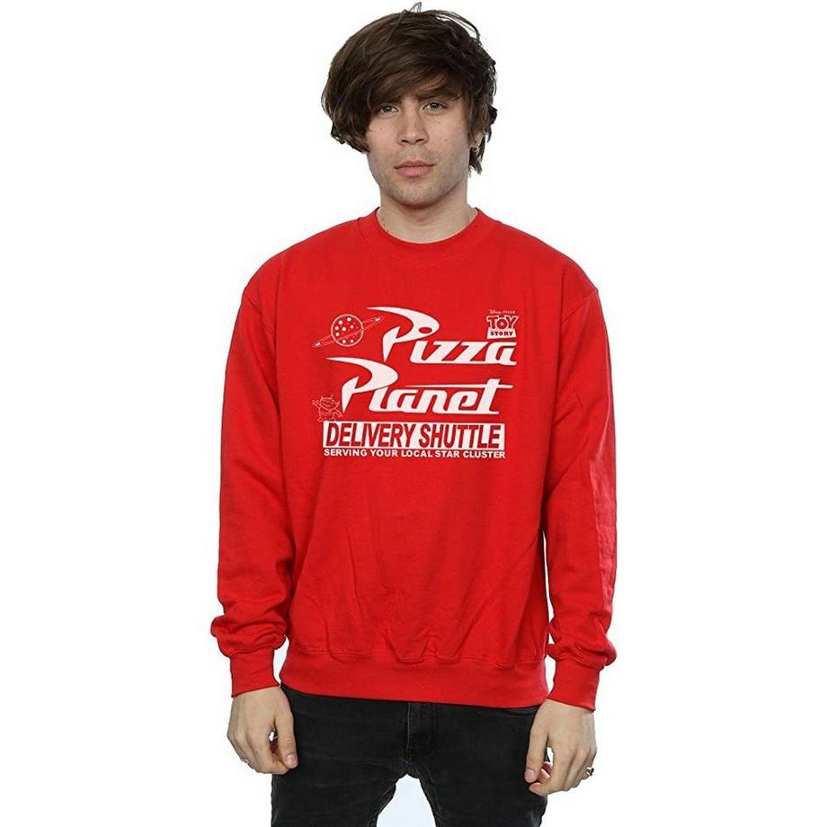 Toy Story Toy Story Pizza Planet Delivery Shuttle Logo Sweatshirt  