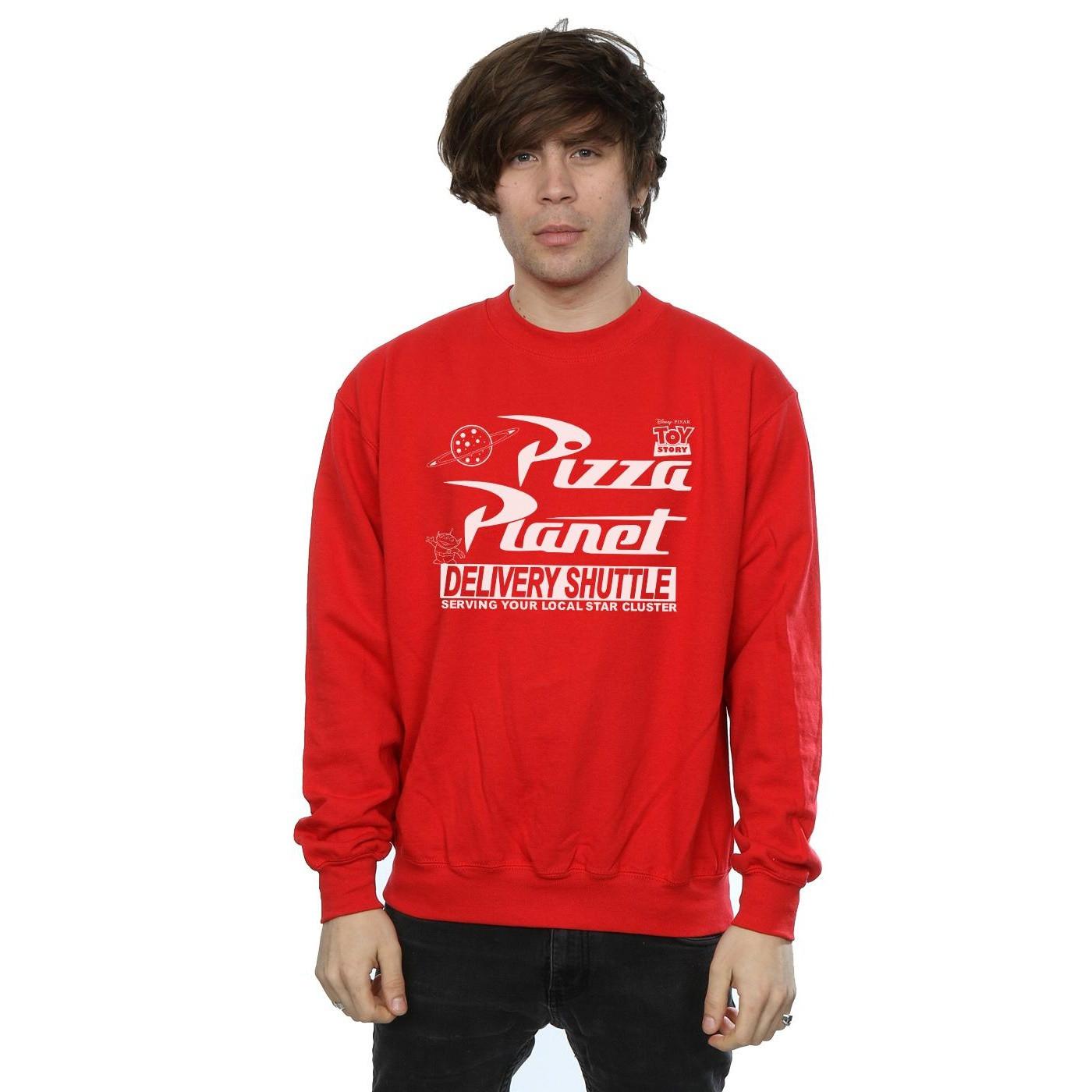 Toy Story Toy Story Pizza Planet Delivery Shuttle Logo Sweatshirt  
