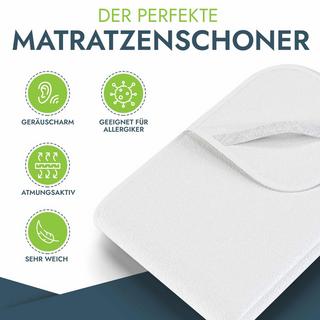 Mara Vital Wasserdichter Matratzenschoner atmungsaktive Matratzenauflage Matratzenschutz ohne Knistern  