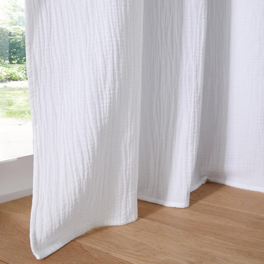 La Redoute Intérieurs  Rideau panneau gaze de coton 