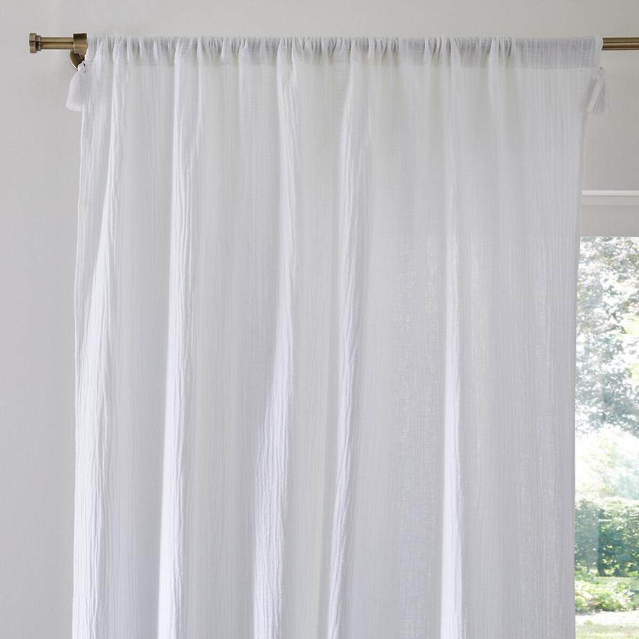 La Redoute Intérieurs  Rideau panneau gaze de coton 