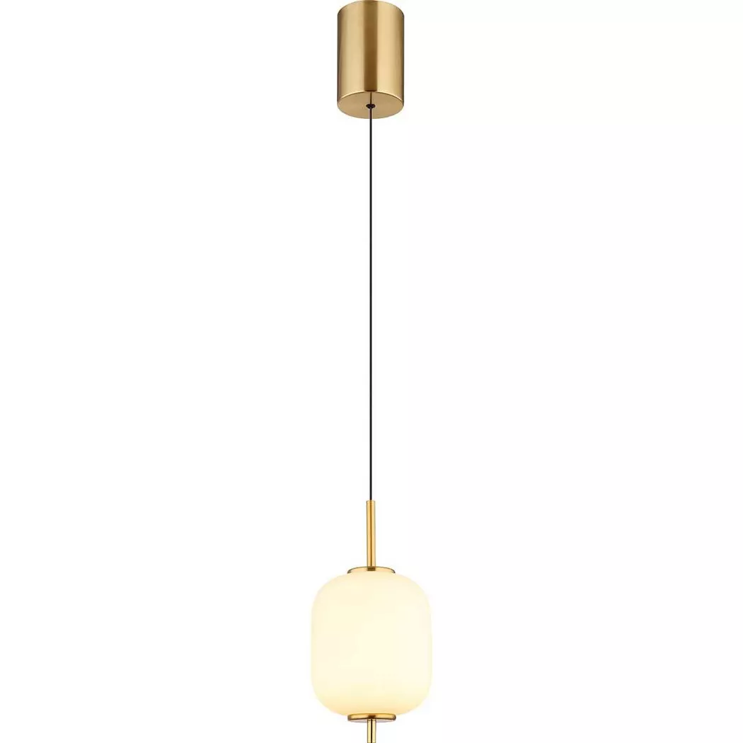 mutoni light – Hängeleuchte Ewald IV Metall messing LED, One Size