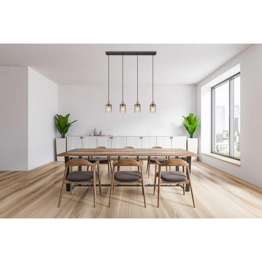 mutoni light Hängeleuchte Reid 4xE27  