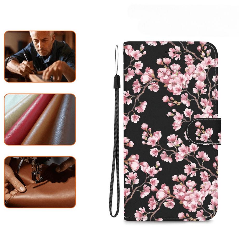 Cover-Discount  OnePlus Nord CE4 Lite - Tasche Hülle mit Blüten Motiv 