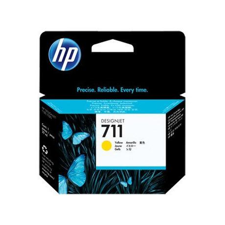 Hewlett-Packard  HP Tintenpatrone 711 yellow CZ132A DesignJet T120/520 29ml 