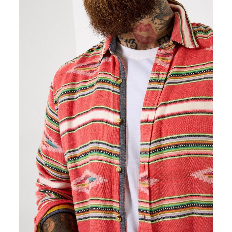 Joe Browns Hemdjacke Azteken-Streifenmuster  