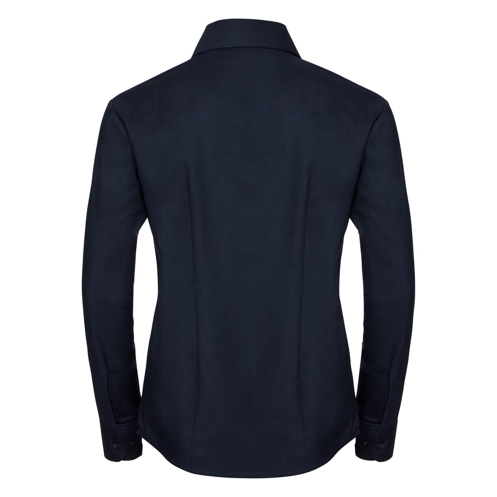 Russell Easy Care Oxford Camicia a Maniche Lunghe  