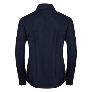 Russell Easy Care Oxford Camicia a Maniche Lunghe  