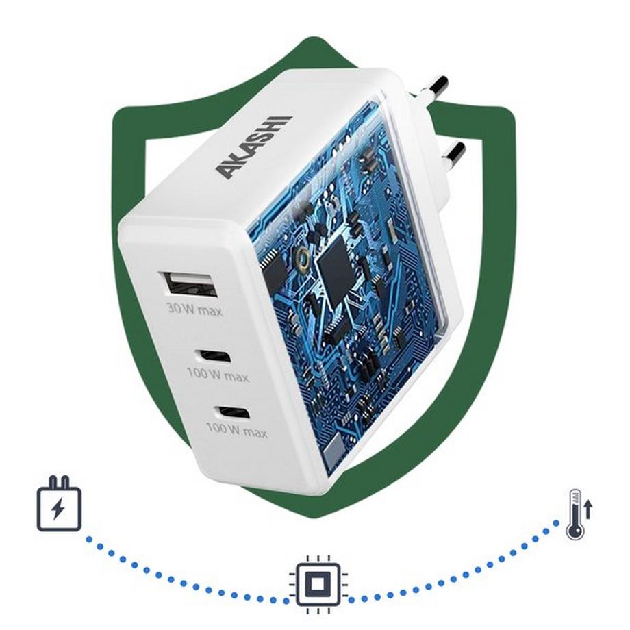 Akashi  130W Netzteil + 100W USB-C Kabel 