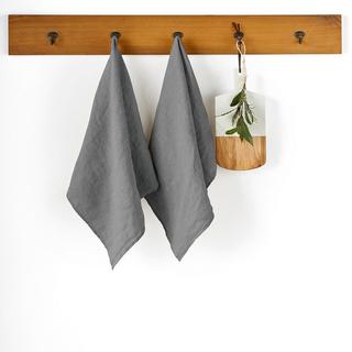 La Redoute Intérieurs Lot de 2 torchons lin lavé Victorine  