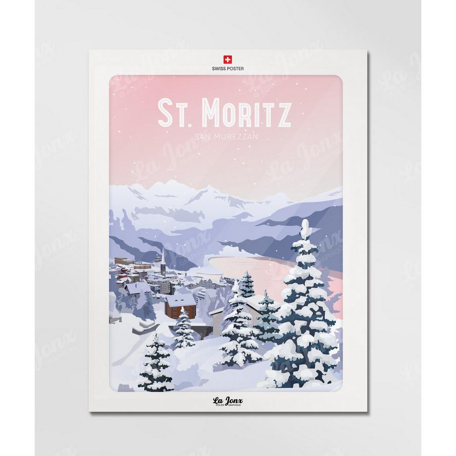 La-Jonx Affiche de St. Moritz  