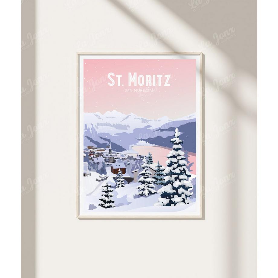 La-Jonx Affiche de St. Moritz  
