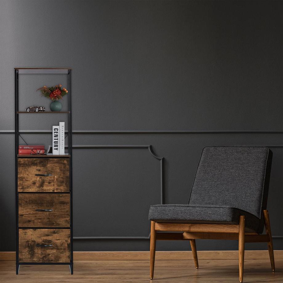 B2X Scaffale vintage in design industriale  