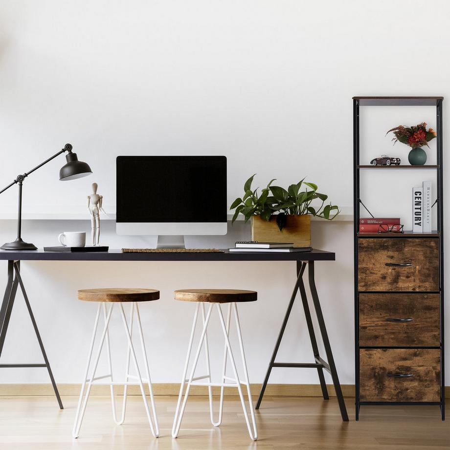 B2X Scaffale vintage in design industriale  