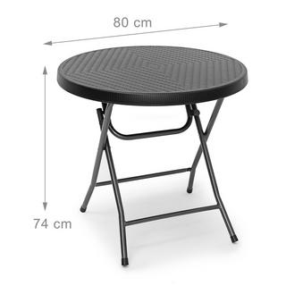 B2X Table de jardin pliante BASTIAN  