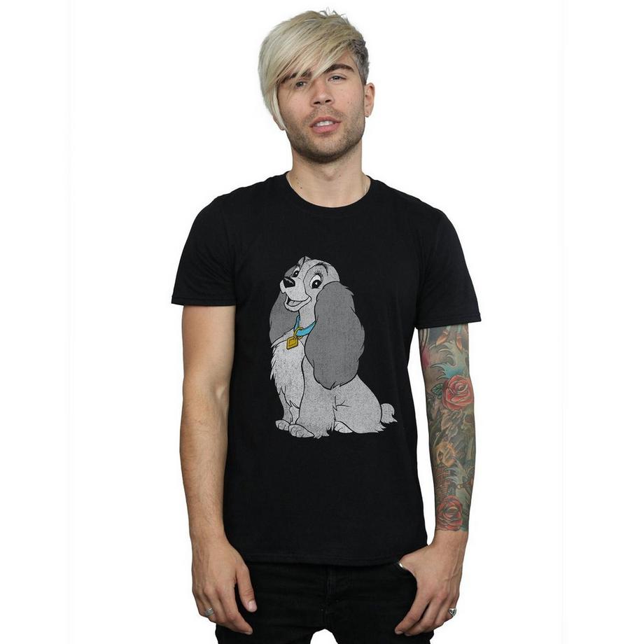 Disney Lady And The Tramp T-Shirt Stampata  