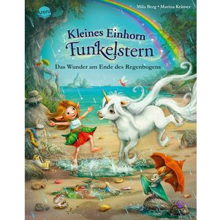 Kleines Einhorn Funkelstern (4). Das Wunder am Ende des Regenbogens Berg, Mila; Krämer, Marina (Illustrationen) Gebundene Ausgabe 