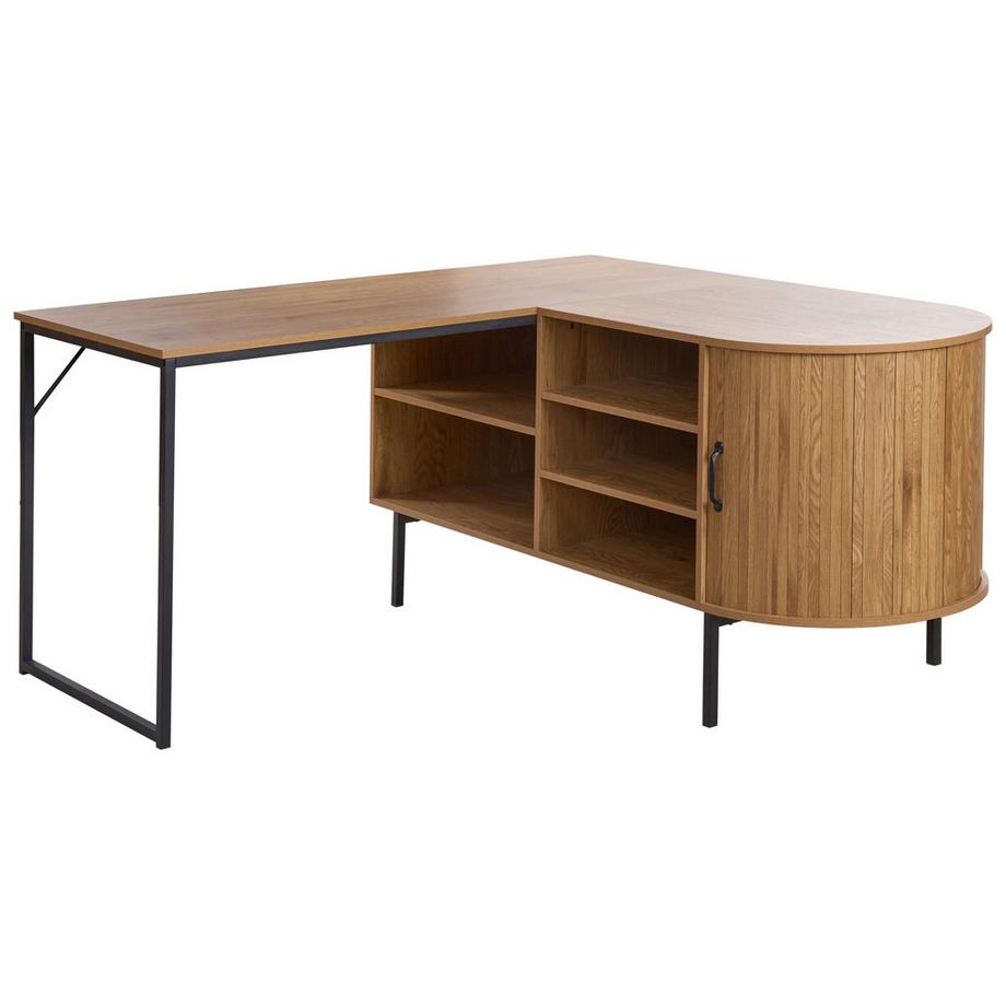 Eckschreibtisch aus MDF-Platte  SOLARI