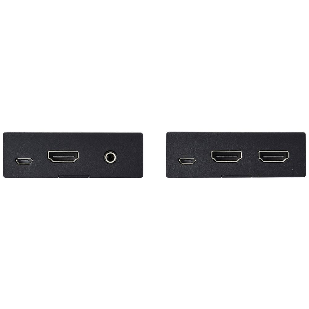 SpeaKa Professional  1 Porta Kit extender, estensore HDMI Controllabile via PC 4096 x 2160 Pixel Nero 