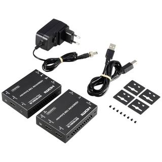 SpeaKa Professional  1 Porta Kit extender, estensore HDMI Controllabile via PC 4096 x 2160 Pixel Nero 