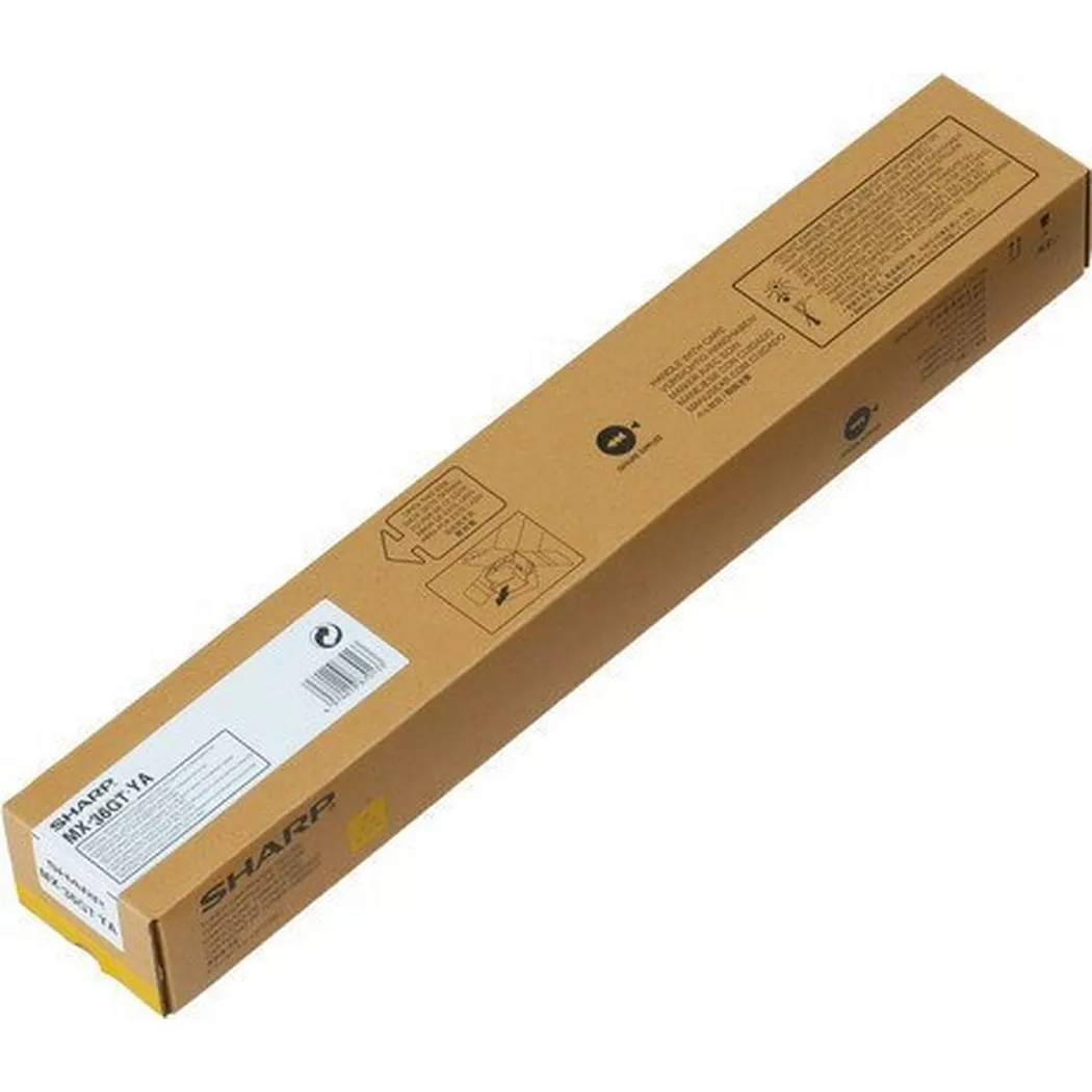 SHARP – Toner yellow MX-36GTYA MX-2610N 15’000 Seiten, Schwarz, One Size