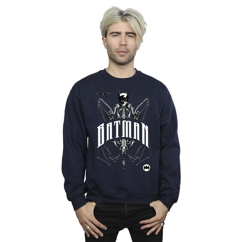 BATMAN Skelett Print Sweatshirt  