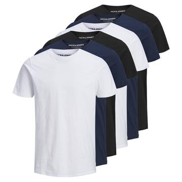 T-shirt  Pack de 6 Confortable à porter-JJEORGANIC BASIC TEE O-NECK 3PK