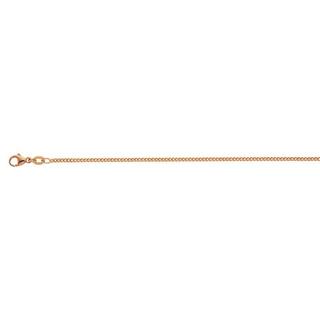 MUAU Schmuck  Collier Panzer Rotgold 750, 1.7mm, 50cm 